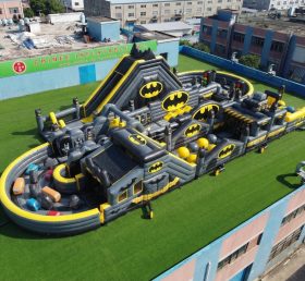 CR2-489 Batman Thema Riesiger Aufblasbarer Hindernisparcours Herausfordernder Lauf