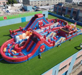 CR2-517 Spider-Man Thema Riesige Aufblasbare Hindernisparcours Herausfordernder Lauf