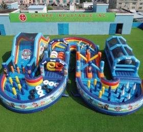 CR2-746 Paw Patrol Thema Riesiger Aufblasbarer Hindernisparcours Herausfordernder Lauf