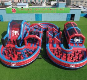 CR2-756 Spider-Man Thema Riesige Aufblasbare Hindernisparcours Herausfordernder Lauf