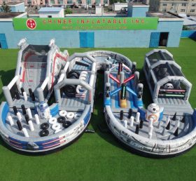 CR2-758 Star Wars Thema Riesige Aufblasbare Hindernisparcours Herausfordernder Lauf