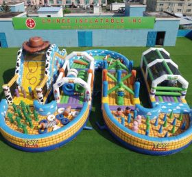 CR2-767 Toy Story Thema Riesiges Aufblasbares Hindernisparcours Herausfordernder Lauf
