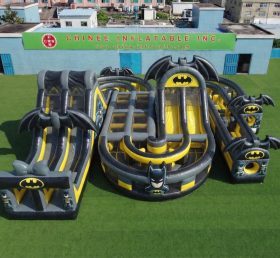CR2-781 Batman Thema Riesiges Aufblasbares Hindernisparcours Herausfordernder Lauf
