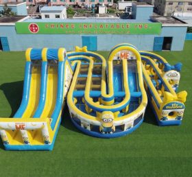 CR2-811 Minions Thema Riesige Aufblasbare Hindernisparcours Herausfordernder Lauf