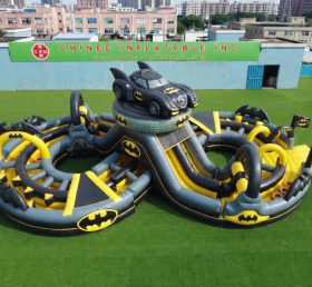 CR2-937 Batman Thema Riesiger Aufblasbarer Hindernisparcours Herausfordernder Lauf