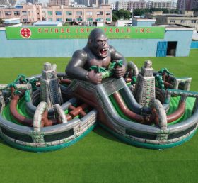 CR2-950 King Kong Thema Riesiges Aufblasbares Hindernisparcours Herausfordernder Lauf
