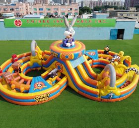 CR2-953 Looney Tunes Thema Riesiges Aufblasbares Hindernisparcours Herausfordernder Lauf