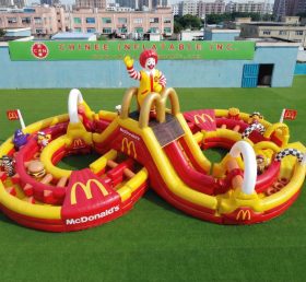 CR2-955 McDonald Thema Riesiger Aufblasbarer Hindernisparcours Herausfordernder Lauf
