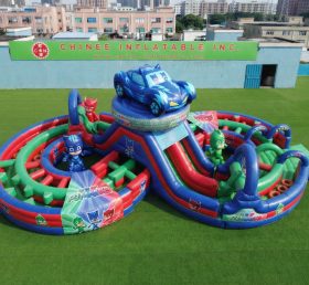 CR2-963 PJ Masks Thema Riesiger Aufblasbarer Hindernisparcours Herausfordernder Lauf