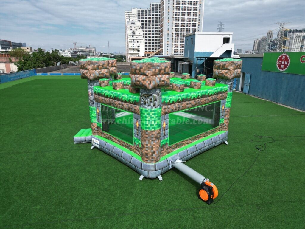 T5-3266 Minecraft Theme Inflatable Castle
