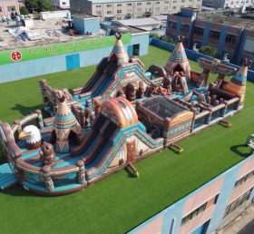 GF3-1000 Indianer-Thema aufblasbarer Spielplatz
