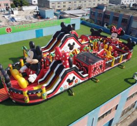 GF3-1017 Mickey & Minnie Thema Hüpfburg-Spielplatz