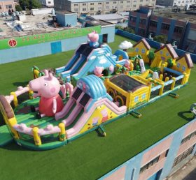 GF3-1023 Peppa Pig Thema Aufblasbarer Spielplatz