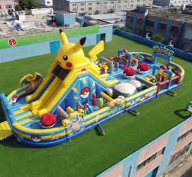 GF3-1026 Pokemon-Thema Aufblasbarer Spielplatz