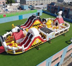 GF3-1032 Snoopy Thema Aufblasbarer Spielplatz