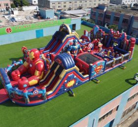 GF3-1037 Superhelden-Thema Aufblasbarer Spielplatz