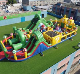 GF3-1039 Super-Mario-Themen aufblasbarer Spielplatz