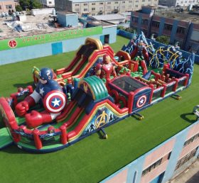 GF3-1040 Avengers-Themen aufblasbarer Spielplatz