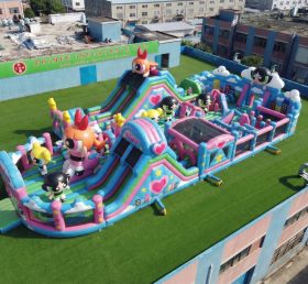 GF3-1043 Powerpuff Girls Thema Aufblasbarer Spielplatz