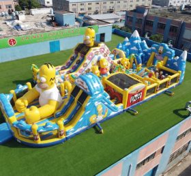 GF3-1044 Simpsons-Theme Aufblasbarer Spielplatz