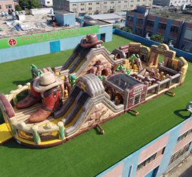 GF3-1049 Wild-West-Themen-Aufblasbarer Spielplatz