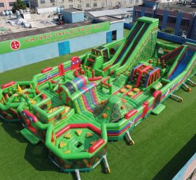 GF3-1088 Ninja Turtles Themenpark Hüpfburg