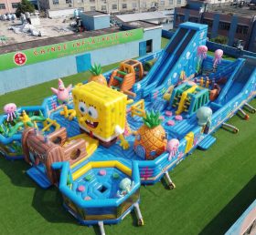 GF3-1104 SpongeBob-Themen-Inflatable-Park