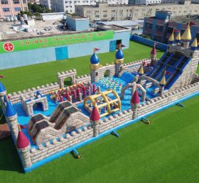 GF3-1132 Schlosskönigreich Themen Inflatable Park
