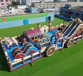 GF3-1147 Pferdekutschen-Themen-Inflatable-Park