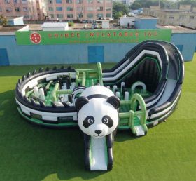 GF3-1174 Panda-Thema Aufblasbarer Funpark