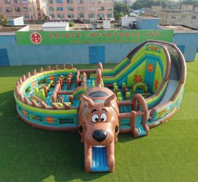 GF3-1176 Scooby-Doo Themen aufblasbare Spaßstadt