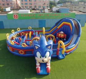 GF3-1177 Sonic Thema Aufblasbarer Funpark