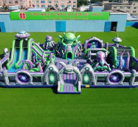 GF3-1184 Alien-Thema Aufblasbare Spaßstadt