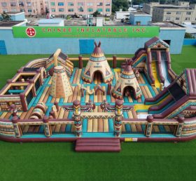 GF3-1185 Amerikanisches Indianer-Thema Aufblasbare Fun-Stadt