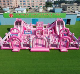 GF3-1188 Barbie-Thema Aufblasbare Fun-City