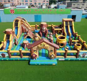 GF3-1191 Boonie Bears Thema Aufblasbare Funstadt