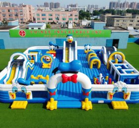 GF3-1202 Donald Duck Thema Aufblasbare Funstadt