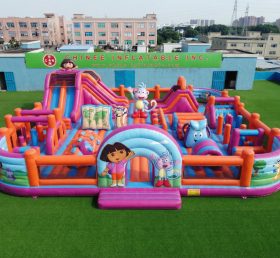 GF3-1205 Dora Thema Aufblasbarer Funpark