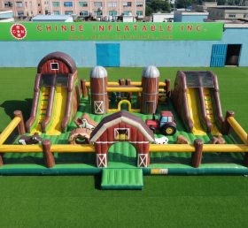 GF3-1208 Bauernhof-Thema Aufblasbare Fun-Stadt