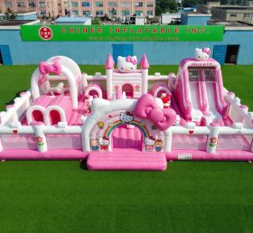 GF3-1214 Hello Kitty Thema Aufblasbarer Funpark