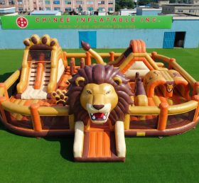 GF3-1223 Löwen-Thema Aufblasbarer Funpark