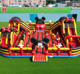 GF3-1235 Mickey & Minnie Themen-Aufblasbarer Funpark
