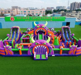 GF3-1239 Monster Thema Aufblasbare Funstadt