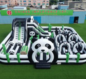 GF3-1247 Panda Thema Aufblasbarer Funcity