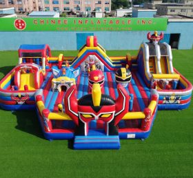 GF3-1257 Power Rangers Themenaufblasbarer Funpark