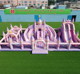 GF3-1258 Prinzessinnenpartys Thema Aufblasbarer Funpark