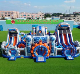 GF3-1259 Roboter-Themen aufblasbare Fun-City