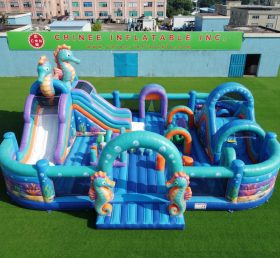 GF3-1263 Seepferdchen-Thema Aufblasbarer Funpark