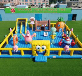 GF3-1273 SpongeBob Thema Aufblasbare Spaßstadt