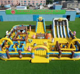 GF3-1274 SpongeBob-Thema Aufblasbare Fun-Stadt